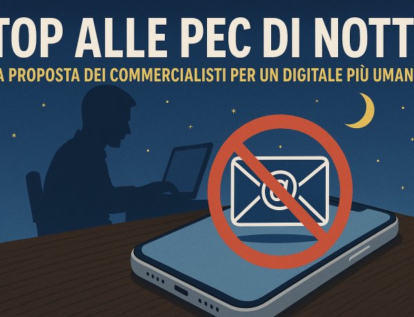 Stop alle PEC di notte: la proposta dei commercialisti per un digitale più umano